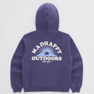 Madhappy Horizon Fleece Hoodie Cascade