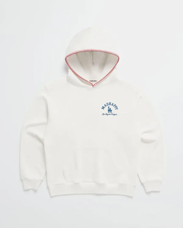 White Madhappy x Dodgers I Love LA Hoodie